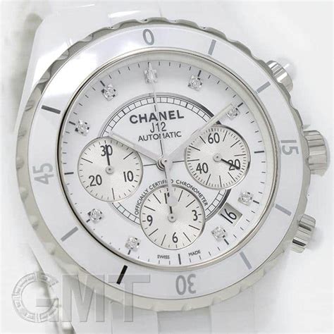 chanel j12 クロノグラフ 41mm ホワイトセラミック 9pダイヤ 買取|J12, クロノグラフ 41mm ホワイト セラミック .